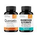 Sandhu의 Quercetin & 마그네슘 글리세라이드 복합 캡슐 | 지원 면역, 근육 건강 및 품질 수면