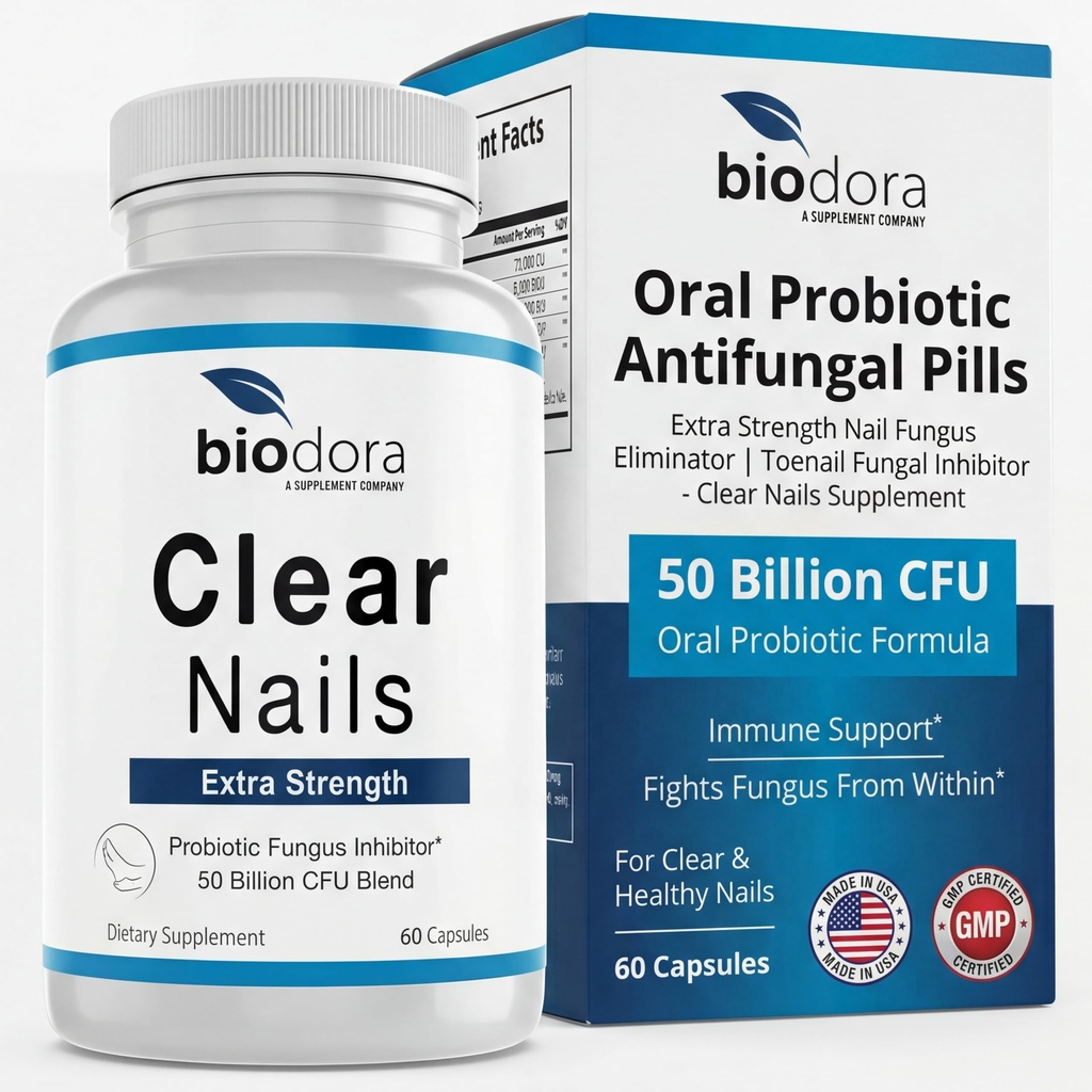 클리어 네일 - 추가 강도 - Probiotic Fungus Inhibitor - 50 억 CFU