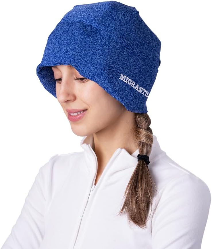 2-Pack Migrastil MigraFreeze Deluxe Headache & Migraine Hat. 부드럽고, 남성 및 여성을위한 유연한 냉각 젤 캡. 이름 *