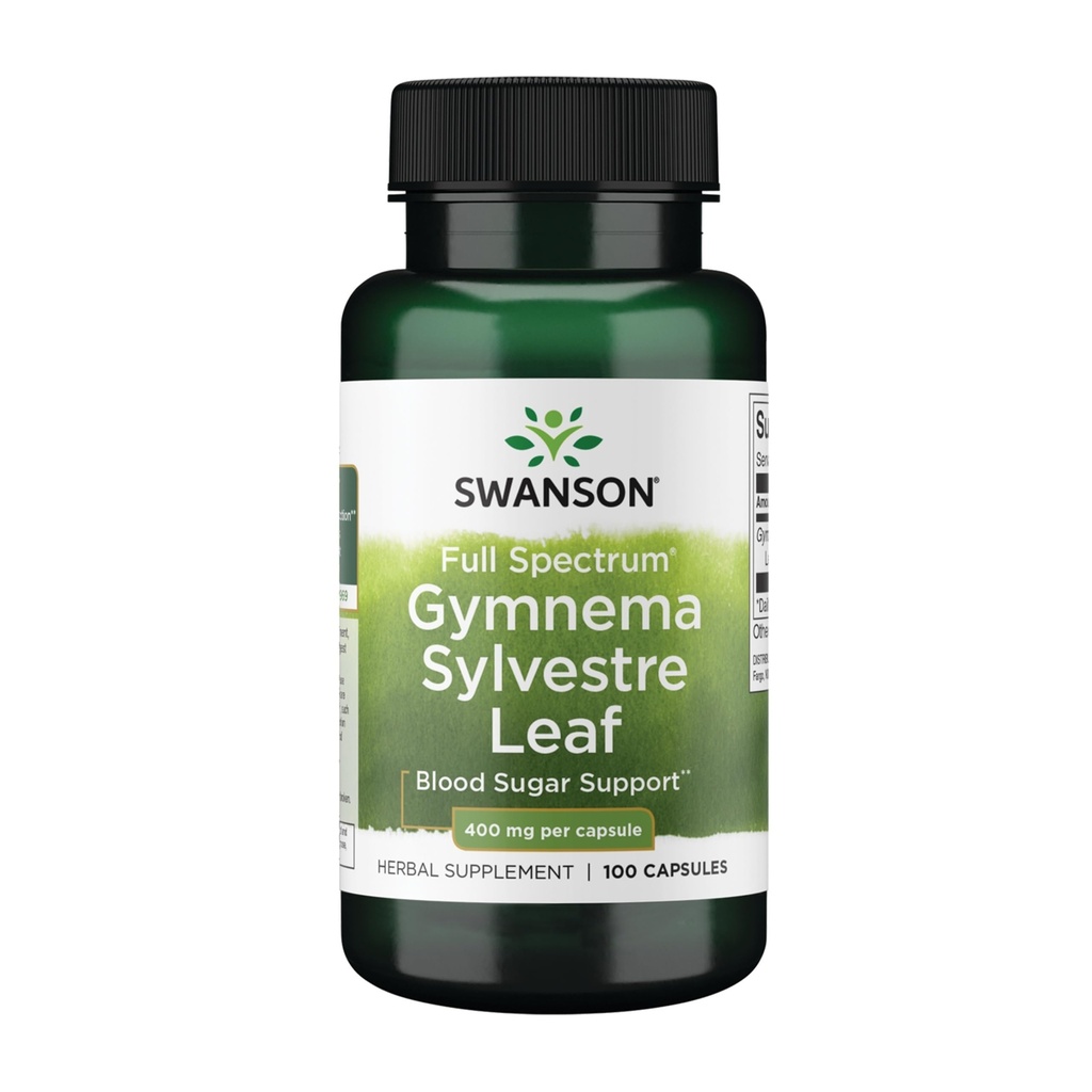 Swanson Full Spectrum Gymnema Sylvestre Leaf - 전통 Ayurvedic 허브 - (100 캡슐)