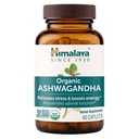 Himalaya USDA Organic Ashwagandha Root, 670 mg, 60 Day Supply, 60 Caplets