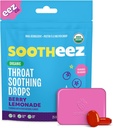 Sootheez Organic Throat Soothing Drops for Adults, Berry Lemonade, 25 Count, Refillable, Sooth Sore Throats의 훌륭한 타스팅 드롭