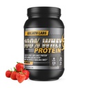 Goliath Labs 100 % Whey Protein Powder Isolate / Blend | 남성과 여성을위한 빠른 흡수 운동 보충제 | 각 항에서 BCAA의 25g 및 5.5g | 딸기, 5 파운드, 68 서빙