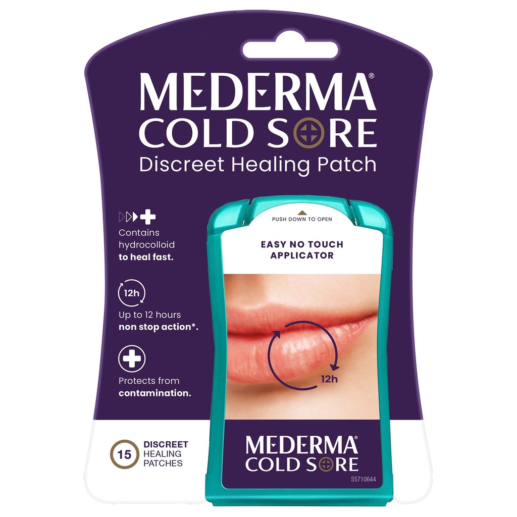 Mederma Fever Blister Discreet 치유 패치 - 보호 및 콜린스 콜드 서스 - 15 조사