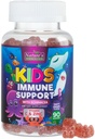 아이 면역 지원 보충교재 Gummies - 매일 아이들 비타민 C, 아연 & Echinacea - 아이 Immunity 지원을 위한 거미, 나이 4 및 위, 자연적인 Berry 풍미, 비 GMO, 글루텐 자유로운 & Vegan - 90 Gummies