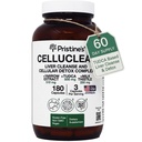 PRISTINE의 CelluClean Liver Cleanse와 Detox 보충 – TUDCA, Yarrow Extract & Milk Thistle – 3rd Party Tested, Non-GMO Bile Salts Remover – Vegan, 미국 유리 병에 제조 된 GMP 시설