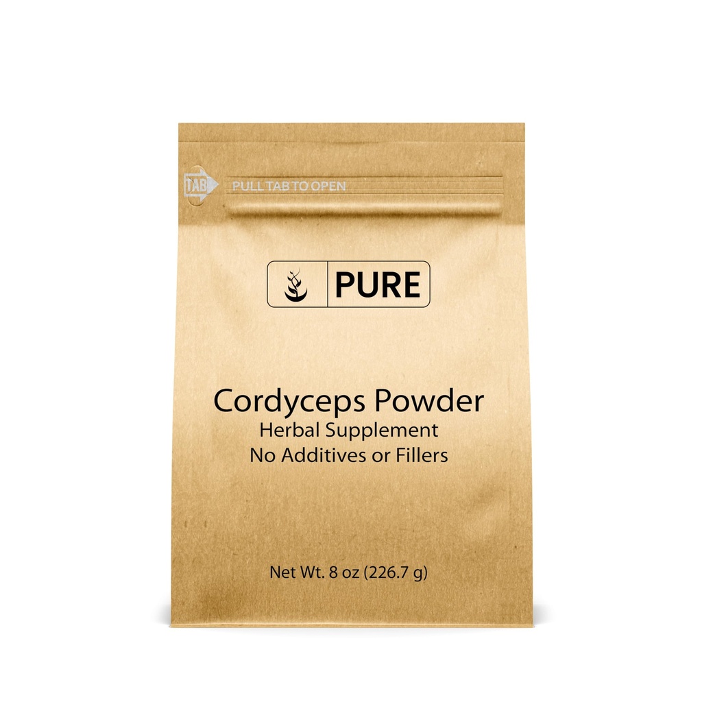 순수한 본래 성분 Cordyceps (8oz) 전통적인 초본 보충교재, 비 GMO