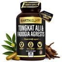 지구 Elixir Fadogia Agrestis & Tongkat Ali 남성 & 여성 - 남성을위한 천연 테스토스테론 보충 - 미국 및 제 3 자 테스트 - 힘, 에너지 및 활력 - Longjack - 3 개월 공급