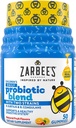 Zarbee 's Kid's Daily Probiotic Blend Gummies with 2 Strains for Digestive Support; Chew; Gluten-Free & Drug-Free; 나이 2 +; 자연 과일 맛; 50 조사