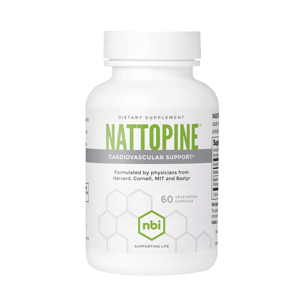 NBI NattoPine, 남성 및 여성을위한 건강한 순환 지원 | 60ct Veggie 캡슐
