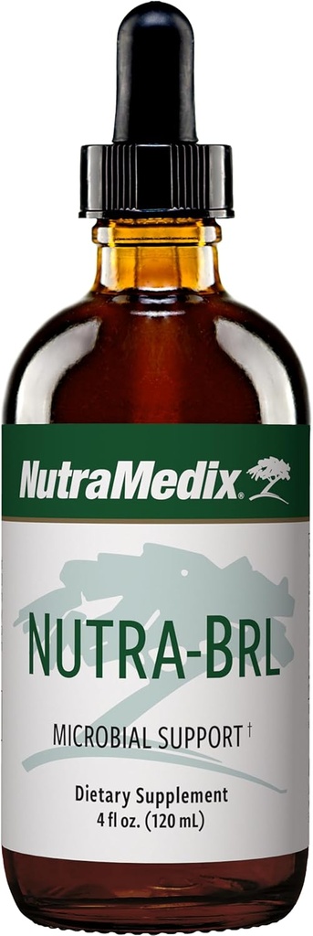NutraMedix Nutra-BRL - Samento Bark, Immune Defense + Microbial 지원을위한 스테비아 리프 및 Banderilla Bark와 면역 지원 보충 (4 oz)