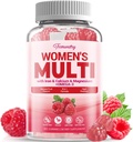 설탕 자유로운 여자 Multivitamin Gummies - Omega-3, Astaxanthin, 칼슘, 철, 비타민 A, C, D3, K2, E, B6, B12를 가진 여자 거미를 위한 높은 흡수 Multivitamin - 지원 피부, 머리, 에너지, 면역