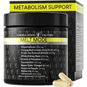 Formulation Factory Metabolism Booster - Glucomannan, L-Carnitine & Green Tea Extract와 용융 모드 천연 열 발생 물질 지원 - 고급 Satiety & Energy - 120 캡슐, 2 개월 공급