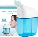 Nasal 관개 시스템, Nasal Rinse 기계, Sinus Rinse 기계, 물 탱크 & 폐수 수집 탱크를 가진 Sinus 세탁기술자 기계 - Sinus, Sinus 성인, 알레르기 구호를 위한 Nose 세탁기술자 - 파란