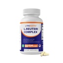 Vitamatic Lactobacillus Reuteri Complex – 지연된 방출 캡슐 당 22 억 CFU – 60 캡슐 – 소화 & Gut 건강 지원 – Prebiotic Inulin Fiber