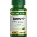 Nature's Bounty Turmeric 캡슐, 식물 기반 산화 방지제, 450 Mg, 60 Ct를 가진 초본 보충교재