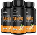2000 mg Liposomal 까만 고추 & Fulvic 산과 Humic 산 180 Softgels를 가진 우량한 흡수를 위한 생강 Curcumin - 3 달 공급