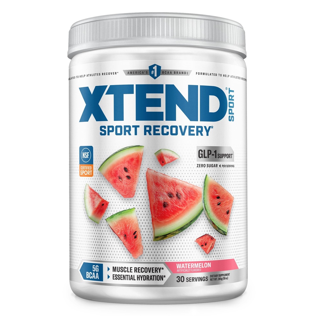 Xtend 스포츠 BCAA 분말 수박 - 아미노산을 가진 회복 & Hydration를 위한 전해질 분말 - 30의 서빙