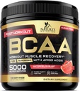 BCAA, L 글루타민 & 아미노산을 가진 근육 회복 음료 분말 - 포스트 운동을 위한 제일 근육 회복 보충교재 - 설탕 자유로운, 여성 & 남자를 위한 분지된 사슬 아미노산 보충교재 - 45의 서빙