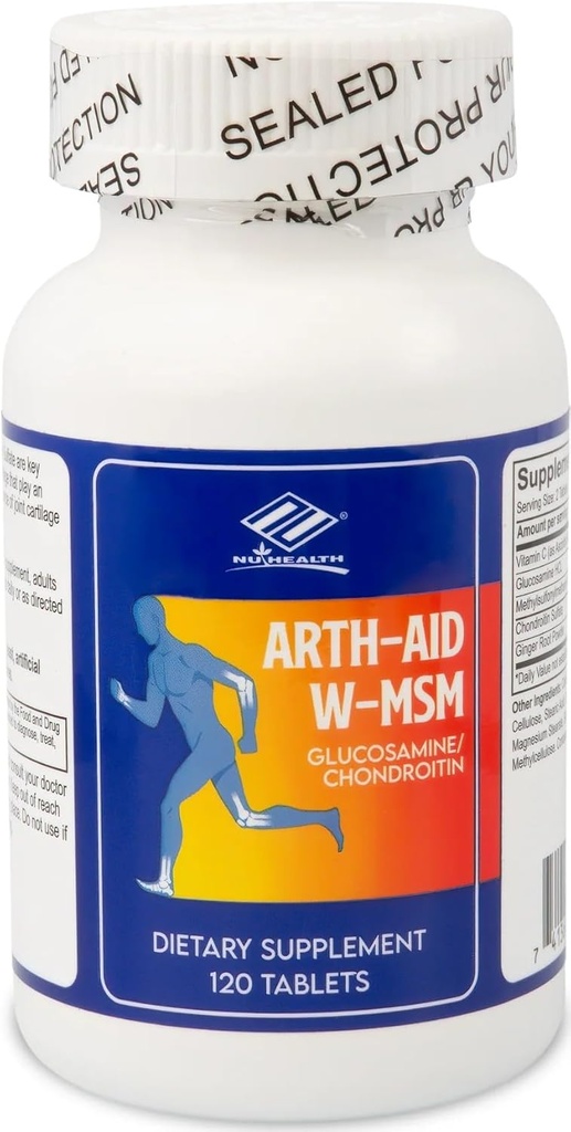 Arth-Aid W-MSM 새로운 글루코사민 Chondroitin 120 조사