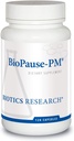 Biotics Research BioPause PM Night Time Menopausal Support Hormonal Balance, Black Cohosh, Lemon Balm, Passionflower, Relaxation 및 Calm 홍보, Circadian Rhythms, 수면 정기적으로 120Caps