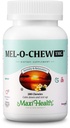 Maxi Health 1mg Melatonin Chewables – 성인 & 아이 Melatonin to Encourage Natural Sleep – 빠른 행동 지원 (200 단위)를 위한 Enzymax를 가진 고약 잠 보충교재를 형성하는 비하 비트
