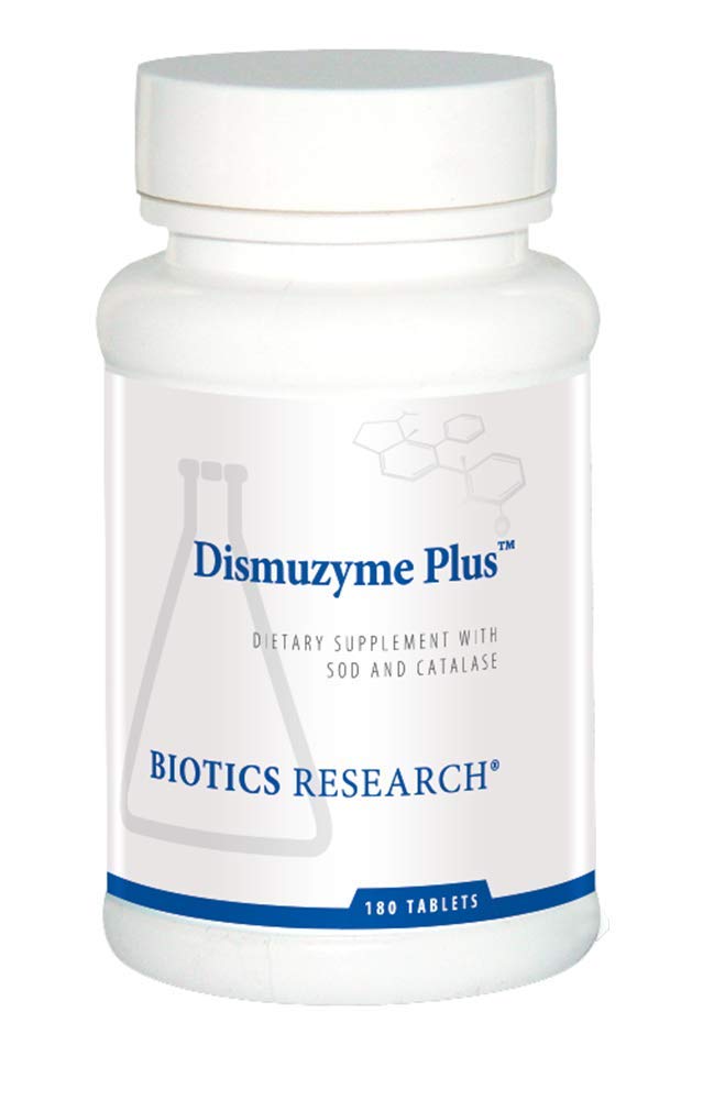 Biotics 연구 Dismuzyme 플러스 높은 산화 활동, 지원 면역 체계, 안락 및 합동 Flexion, 180의 정제