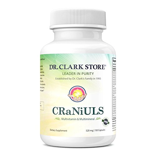 Clark Store CRaNiULS 박사 (다 비타민 & 미네랄), 520 mg 150 젤라틴 캡슐