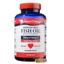 AmerOmega Triglyceride Omega-3 물고기 기름 심장 건강 지원 - 야생 잡은 알래스카 벽걸이 Pollock - 미국 - 소스, 미국 - 말 - 비 GMO, 글루텐 - 무료 & 낙농 - 무료 120 Softgels