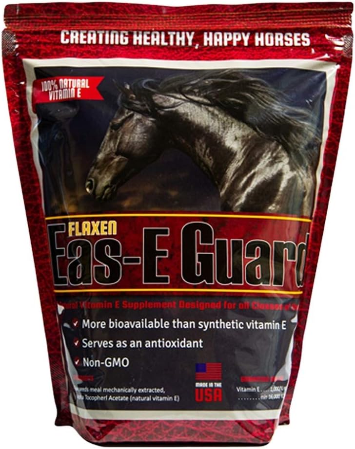 Flaxen EAS-E 가드 4 lb의 중요한 산화 방지제와 더불어 자연적인 비타민 E Equine 보충교재,