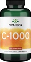 Swanson Vitamin C w/Rose HIPS - 피부 건강을 촉진하는 초본 보충, 심장 건강 & 면역 체계 지원 - 보호 & 웰빙을 승진시키는 자연적인 공식 - (90의 캡슐, 1000mg 각각)
