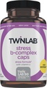 Twinlab Stress B-Complex Cap - 비타민 B12 및 B6-250 캡슐과 에너지 지원 보충