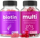 NutraChamps Biotin Gummies와 여성 멀티 비타민 Gummies