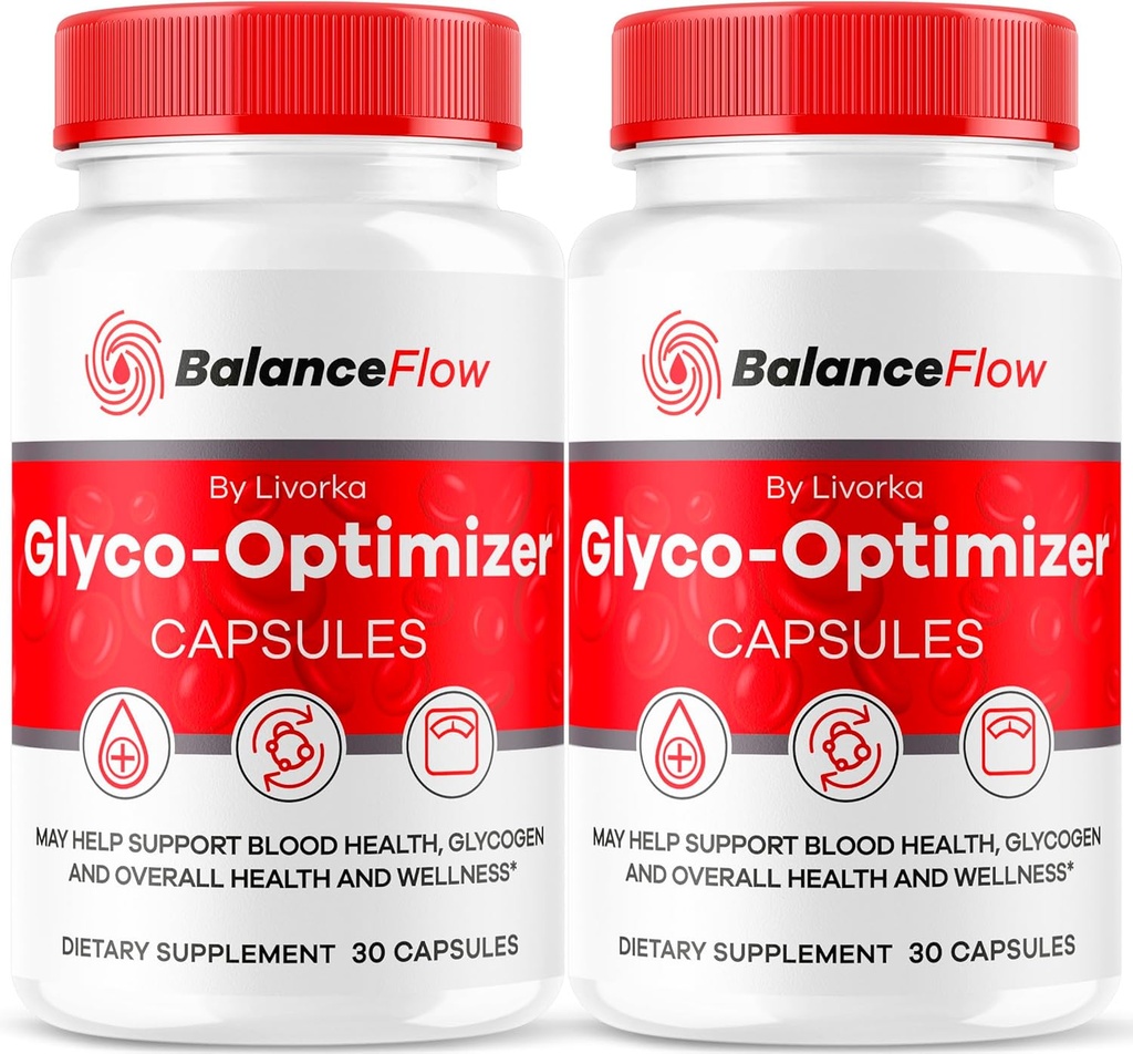 (2 팩) 균형 교류 글리콜 낙관자, 균형 교류, 균형 교류 글리콜 낙관, BalanceFlow 지원 캡슐, 균형 교류 혈액 지원 진보된 공식, 2 달을 위한 60의 캡슐