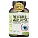 Vision Support - Blurry Vision의 최고의 눈 비타민. 눈은 Macular Health, Eye Vision, Eye Strain, Fatigue를 위한 Lutein을 가진 성인을 위해 보충합니다. 아연과 비타민 A를 사용하여 샤프 비전을 지원합니다.