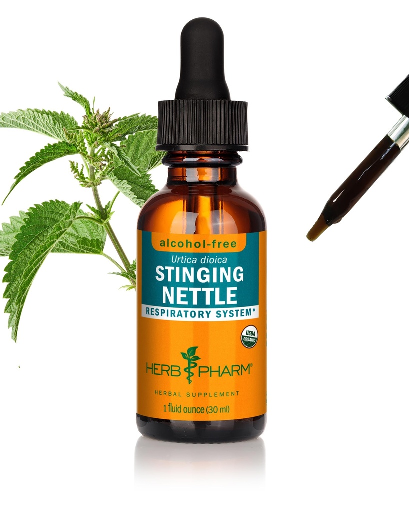 허브 Pharm 알콜 자유로운 스팅 Nettle Glycerite, 1개 Oz