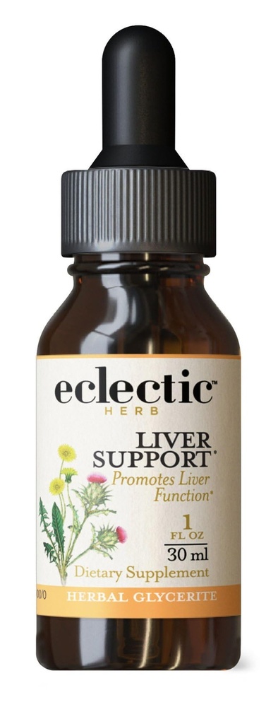 Eclectic 허브 - 밀크 이틀 액체 글리세리이트 (Silybum marianum) | Liver Support + Detox | 초본 Tincture | 알코올 프리, 비건, 유기, 비 GMO, 글루텐 프리 (1 fl oz | 30 ml)