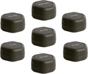 Cadence Travel Containers - 알약 케이스 세트 - 마그네틱 여행 캡슐, 매일 약 주최자, 보충제, & 비타민 - 7 플렉스 작은 (0.56oz) 주간 알약 주최자 - 숯