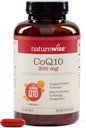 NatureWise CoQ10 200mg Softgels, 높은 효능 Ubiquinone - Coenzyme Q10 보충 - 심장 건강 + 에너지를위한 산화 방지제 - Vegan, Non-GMO, 글루텐 - 무료 200 개 [200 일 공급]