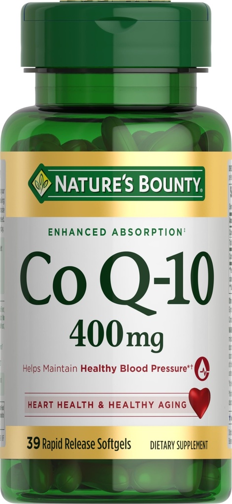 성격 Bounty Co Q-10 400mg의 39 급속한 방출 Softgels