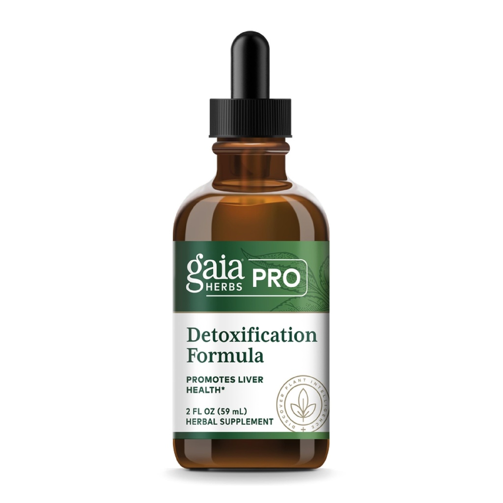 GAIA HERBS PRO Detoxification 공식 - Liver Health & Detoxification* - 우유 이틀, 황색 독 및 더 많은 지원 - 2 fl oz (30 서빙)