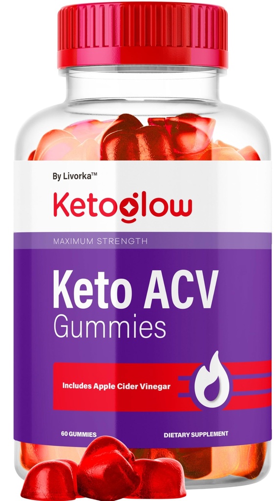 KetoGlow Keto ACV Gummies - 공식 Keto Glow Gummies ACV 프리미엄 모든 천연 거미 1050mg, Keto Glow Apple Cider Vinegar 고급 포뮬러, KetoGlow 지원 검토, 1 개월 동안 60 구미