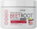 Beet 뿌리 분말 - 니트로 산화물 부스트와 심장 건강 - Non-GMO Superfood 보충교재 - 자연적인 베리 혼합 풍미, 30의 서빙