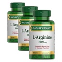 Nature 's Bounty L-Arginine 1000mg for Supporting Blood Flow and Vascular Function – 비 GMO, 글루텐 무료, 50 정제 (패키지 3)