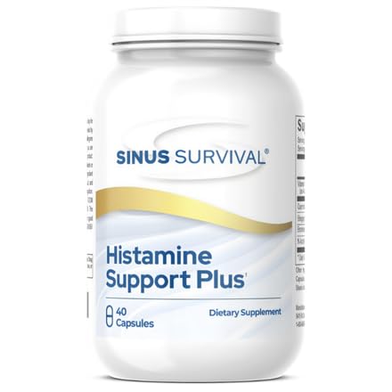 Histamine 지원 플러스 자연적인 Histamine 차단제 & 알레르기 기복 보충교재 지원 Sinus 건강, 면역 균형 & 비 돌리기 Histamine 규칙 - 40 조사