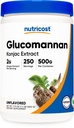 Nutricost Glucomannan 분말 500 그램