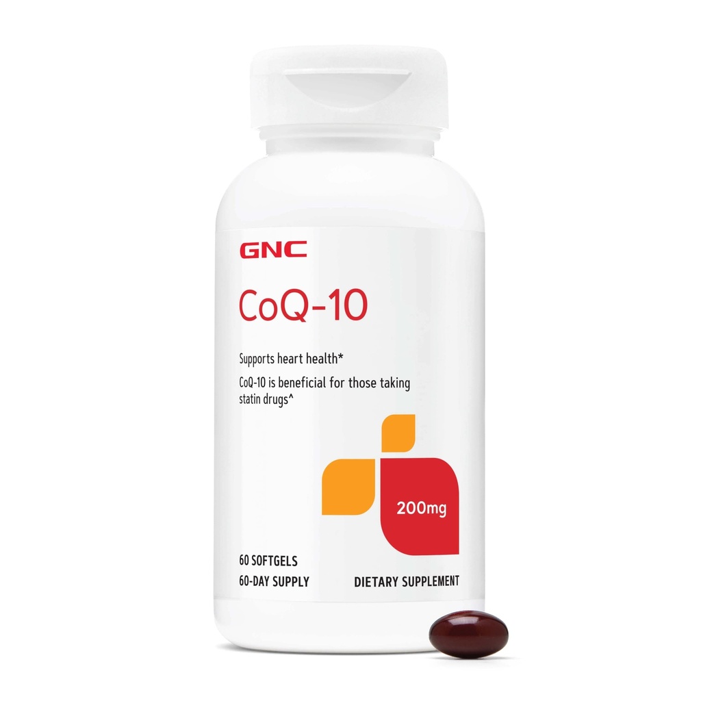 GNC CoQ10 100mg 보충교재, 지원 심장 건강, 60 조사