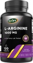 Oxify L-Arginine 1000 mg | 120 정제 | 글루텐-Free, Non-GMO | 미국에서 만든 보충교재