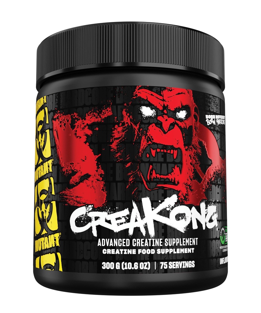 Mutant Creakong – 300G Of Delivering Sheer Unadulterated Size And Power, 세계 최고의 크레아틴 소스에서 유일한 순수한 Creatines을 제공하는 크레아틴 혼합.