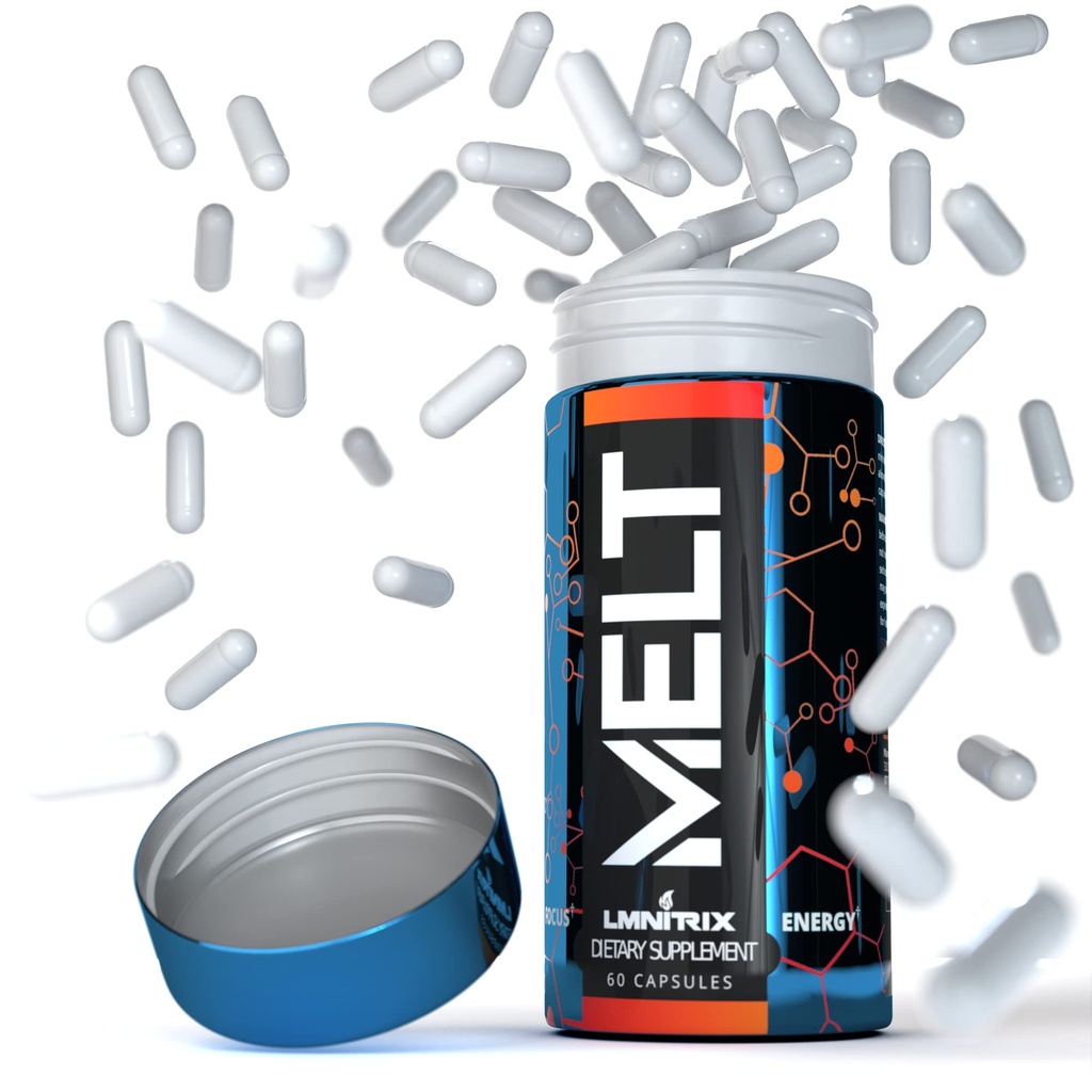 MELT EXT - Extreme Thermogenic 지방 버너 - 강력한 체중 감량 보조, 가장 다이어트 알약보다 강한 - 진실한 Plateau Destroyer - 남성과 여성을위한 무게 빠른 - 실제 결과 - 60 캡